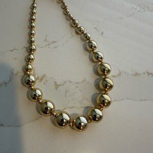 Elegant Gold Beaded Necklace